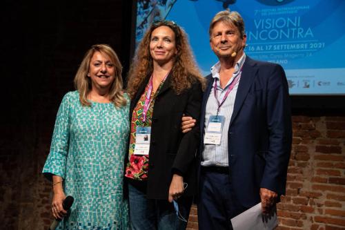 Claudia Cipriani, regista di “La cattiva strada” vincitore del Premio Sottotitoli Lo Scrittorio con Cinzia Masòtina e Francesco Bizzarri