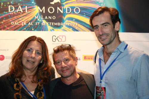 Enrica Capra, Giorgio Carella e Davide Gambino, produttori e registi del progetto My Mafia Family